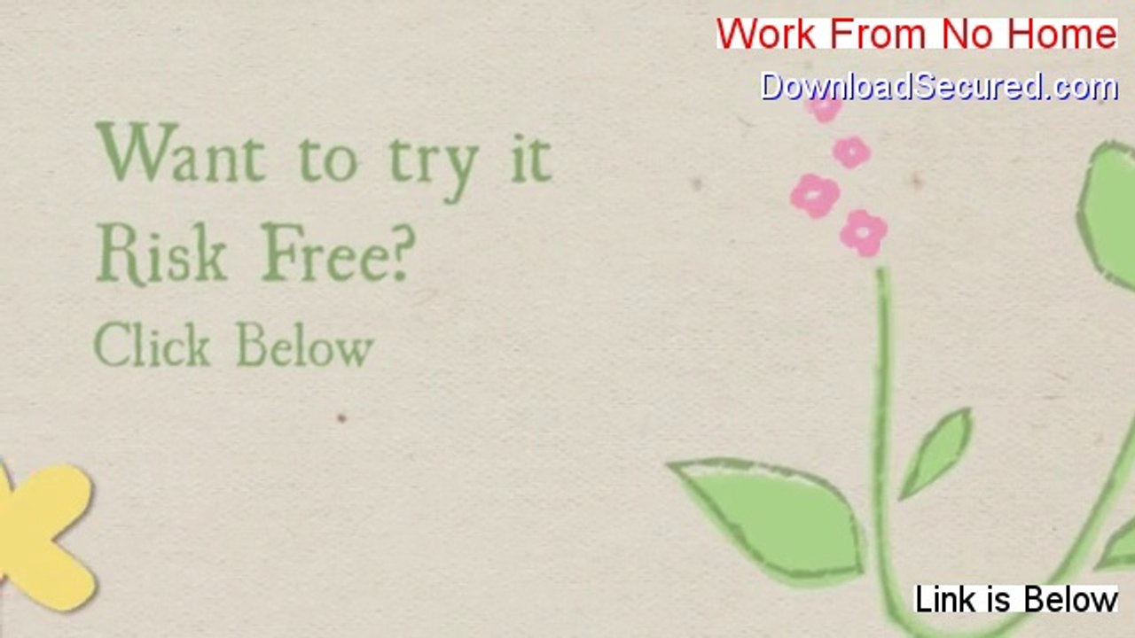 Work From No Home Download PDF - Instant Download