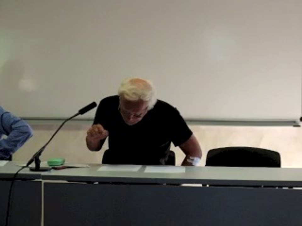 Cerisy Lecture Day 2: Christian Prigent's Session