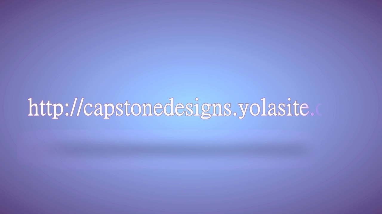 Capstone Design Web Site Promo