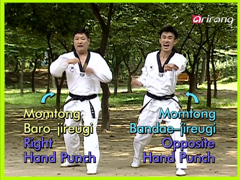 Taekwondo Step by Step Episode 096: Juchum-seo Jireugi and Area-makki Techniques