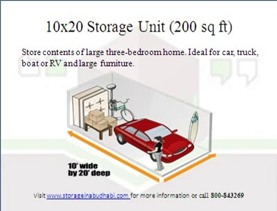 Different Types of Storage Units in Abu Dhabi, Sizes and its Uses