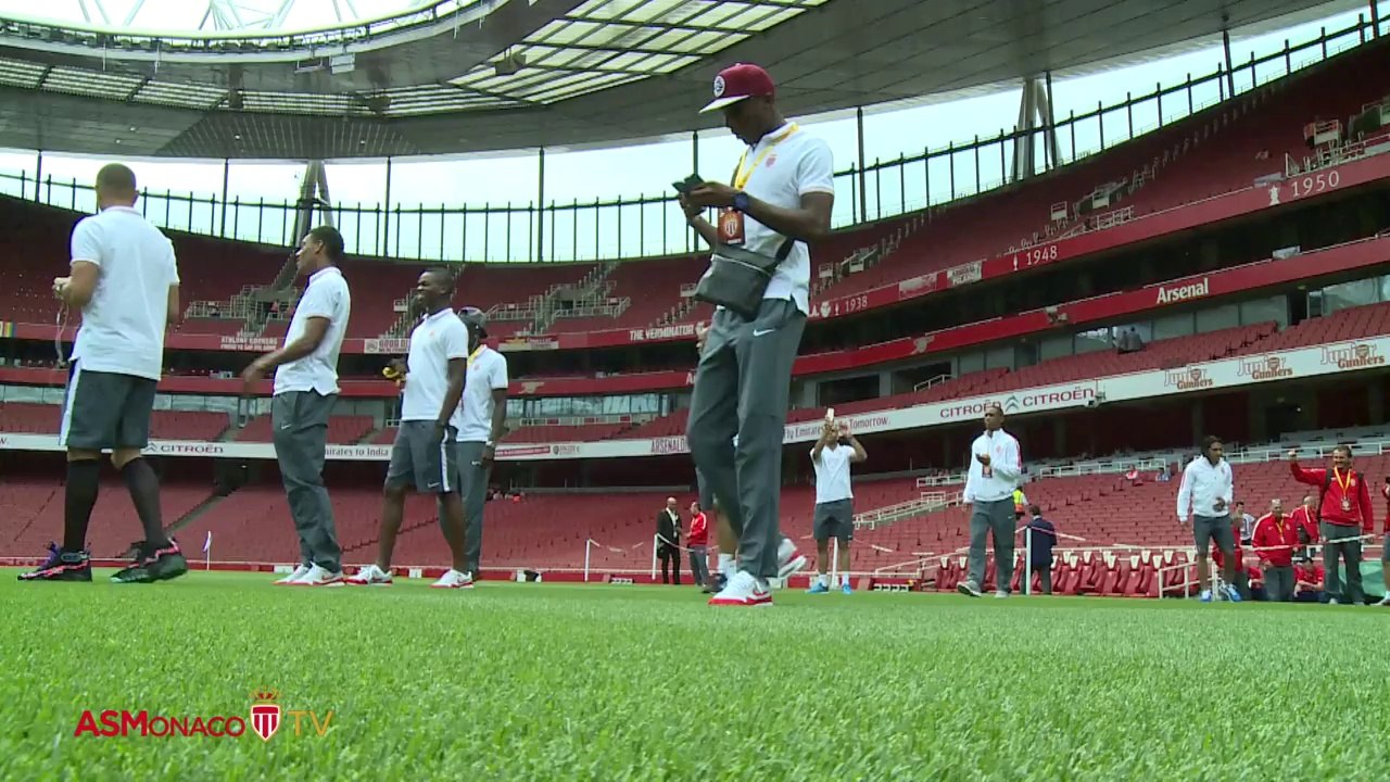 INSIDE - L'AS Monaco découvre l'Emirates Stadium