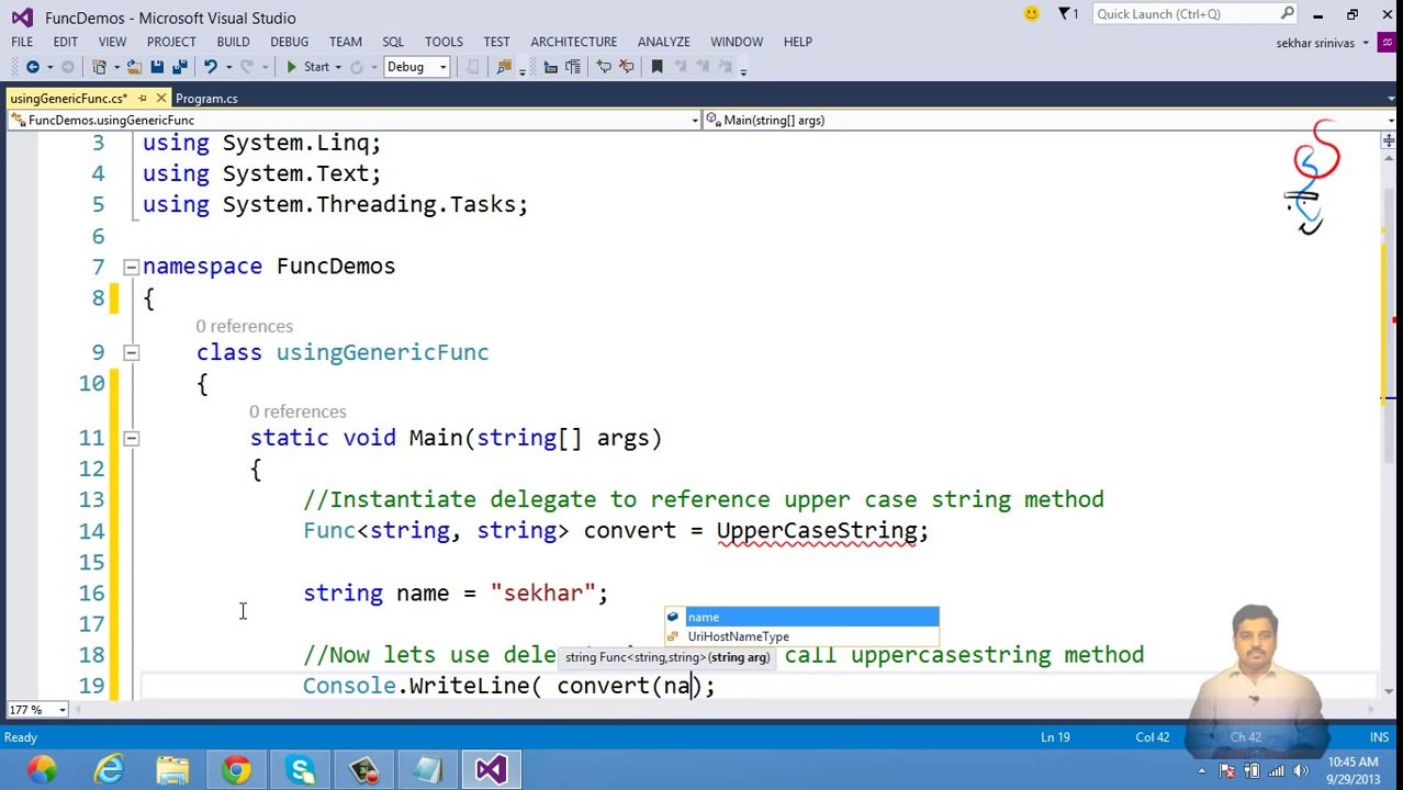 Func Delegate in C# with Examples
