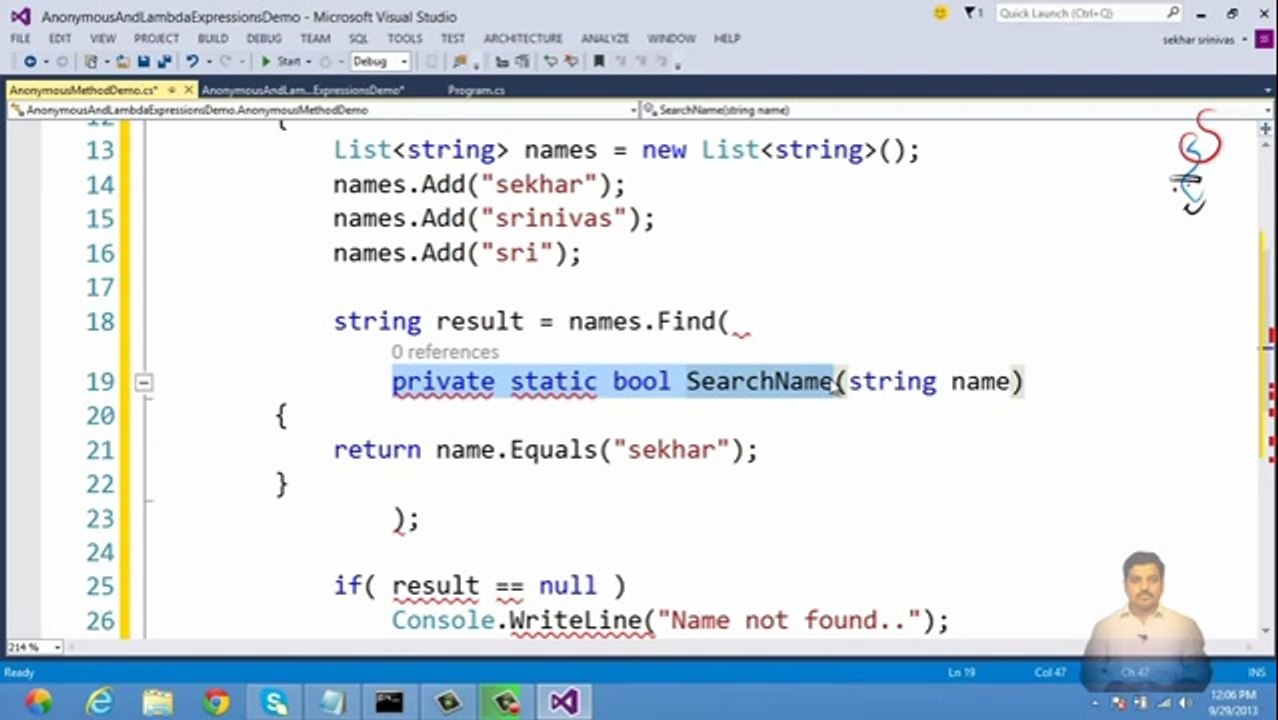 Anonymous Method and Lambda Expression in C# an Introduction with Example