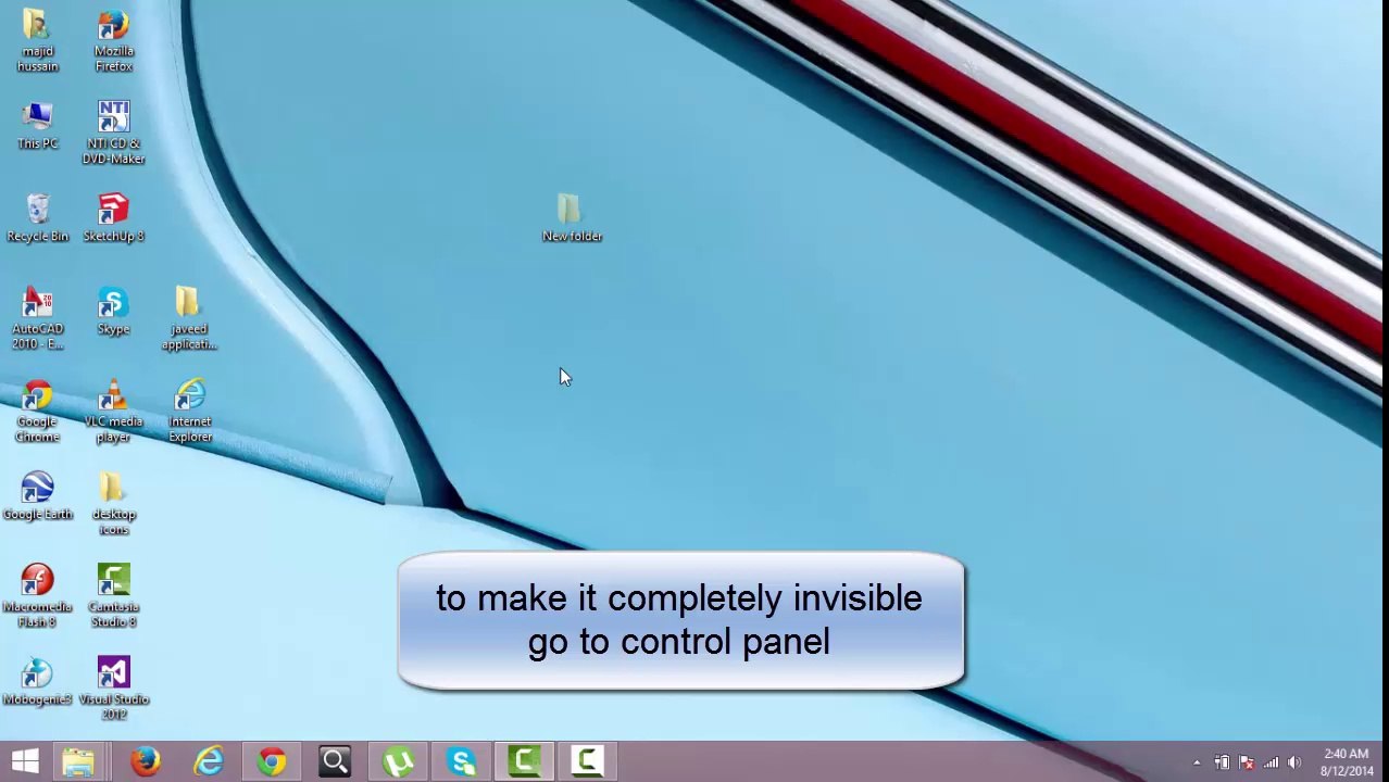 how to  make files hidden