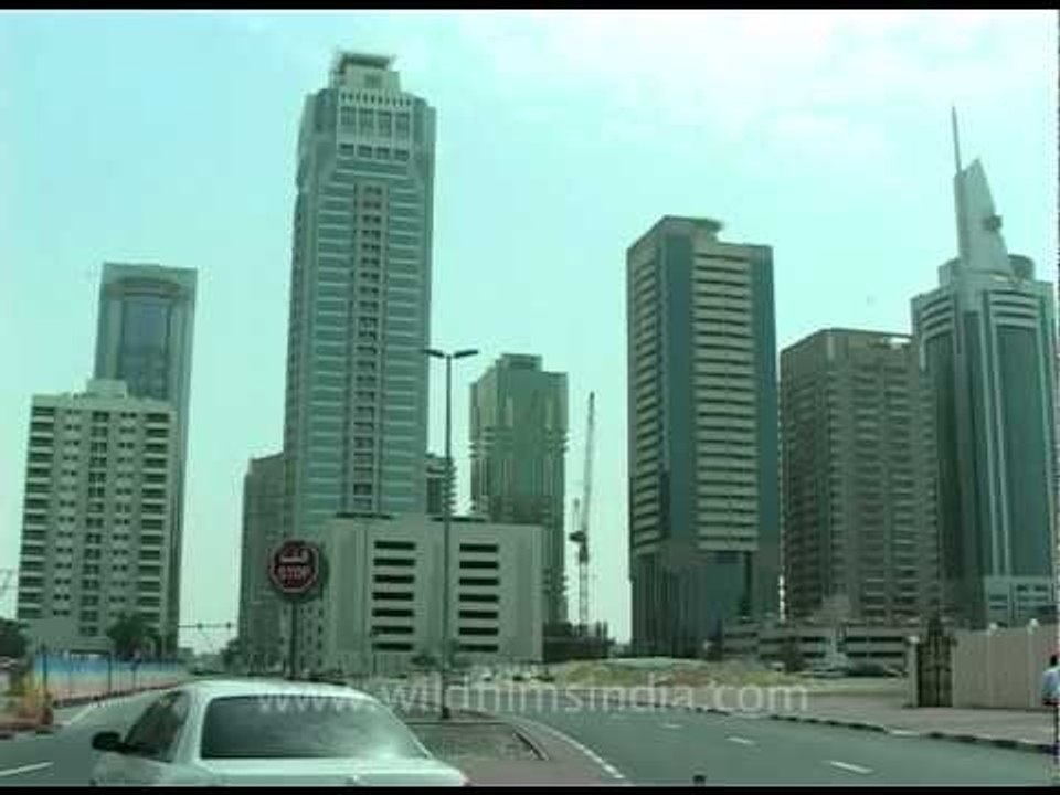 Dubai! Dubai! Skyscrapers everywhere!