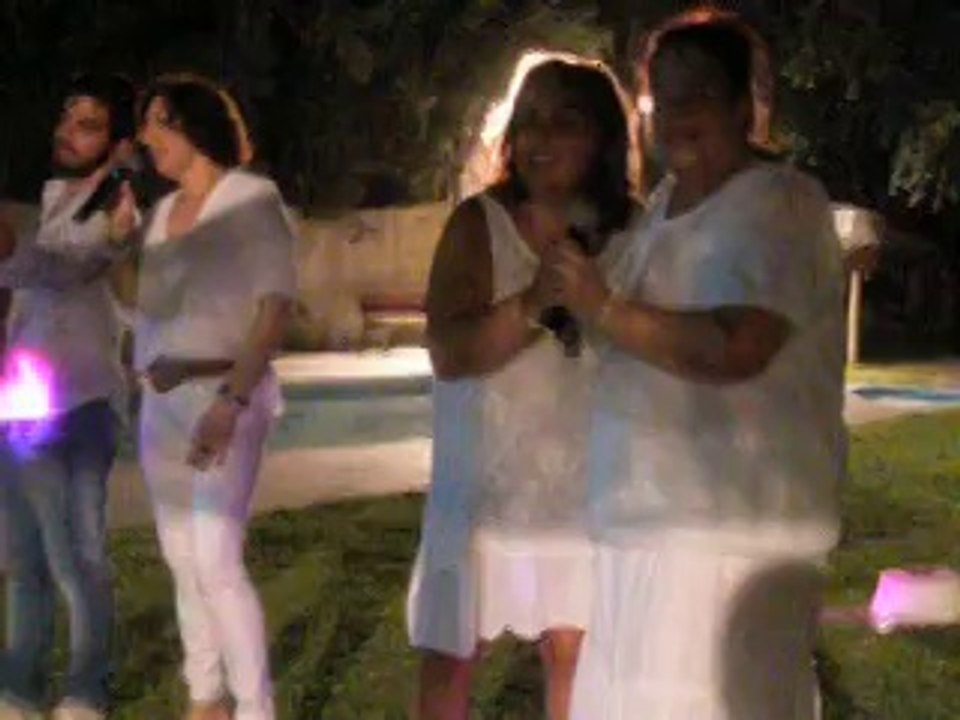 Fiesta Ibicenca 2014 con Maria y Hugo, Karaoke.