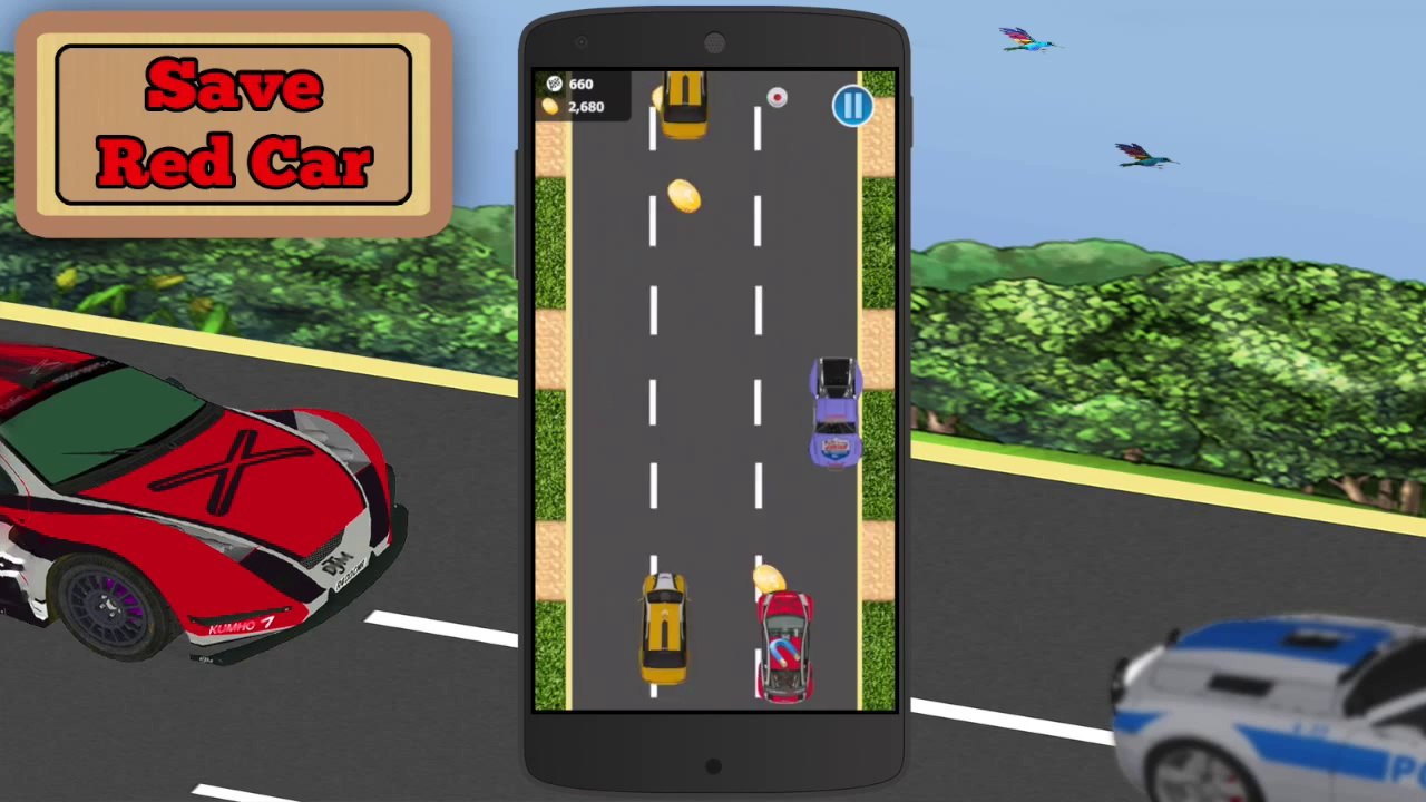Save Red Car - Android iOS Mobile Game for FREE