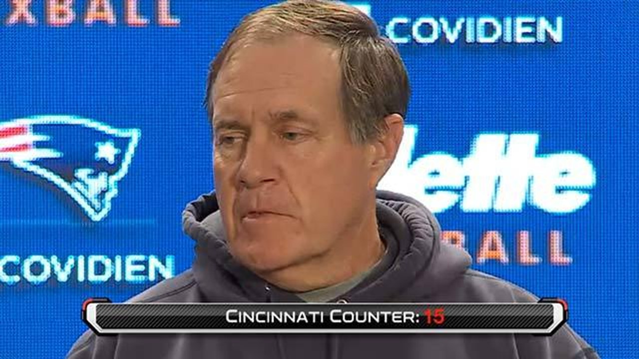 Bill Belichick Counts to 15