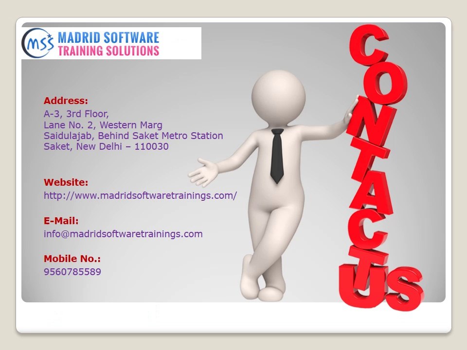 Madrid Software Trainings - Professional Training for softwares