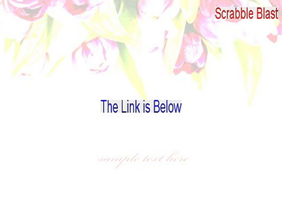 Scrabble Blast Serial (scrabble blast android 2015)