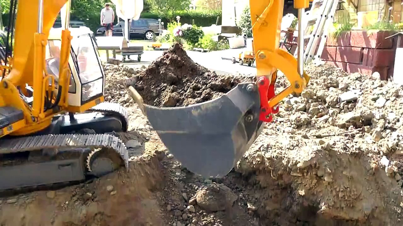 RC BIG EXCAVATOR AND TIPPER, RC CONSTRUCTION SITE