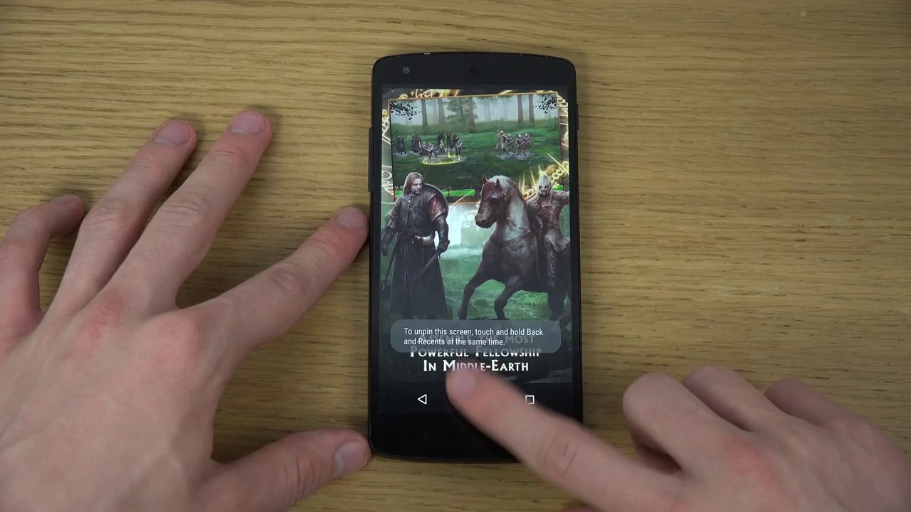 Nexus 5 - Android 5.0 Lollipop Screen Pinning Android App Lock Review