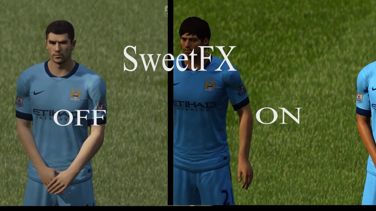 SweetFX enabled in - FIFA 15 - gameplay PC [Win 8.1][ Improved graphics mod ]