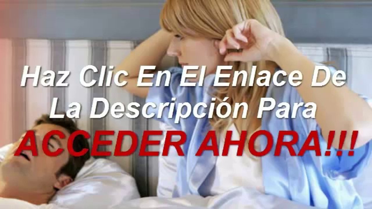 COMO DORMIR SIN RONCAR [FUNCIONA]!!!