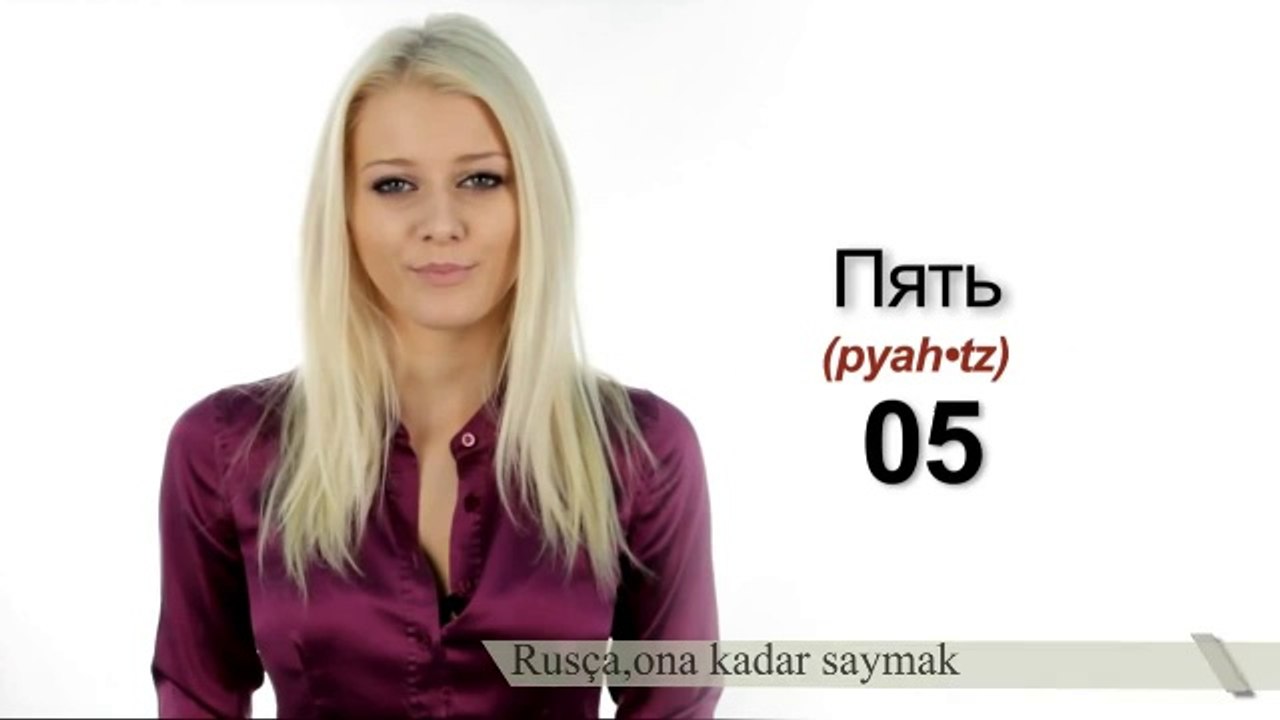 Rusça Ona Kadar Saymak