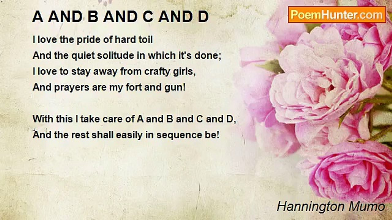 Hannington Mumo - A AND B AND C AND D