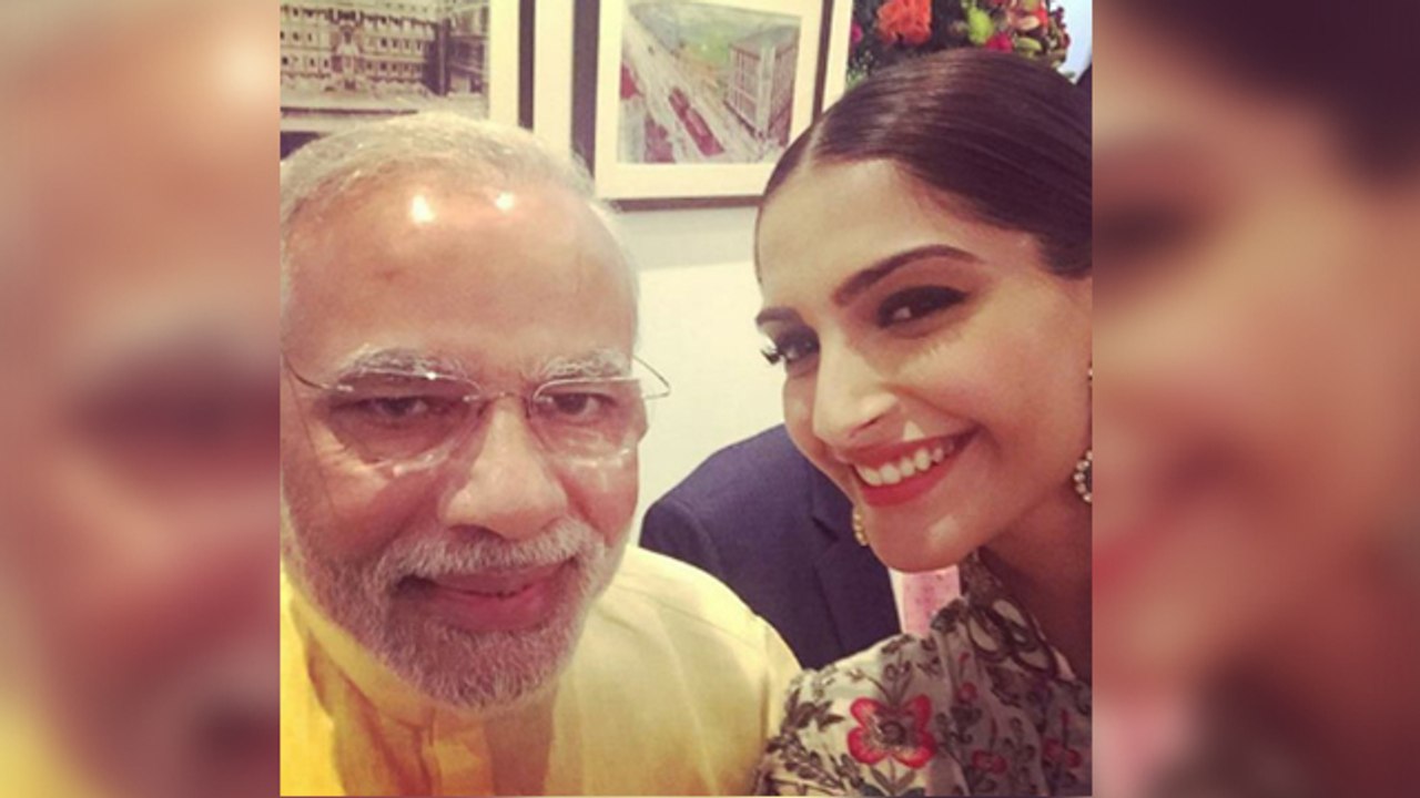 Narendra Modi Clicks Selfie With Sonam Kapoor