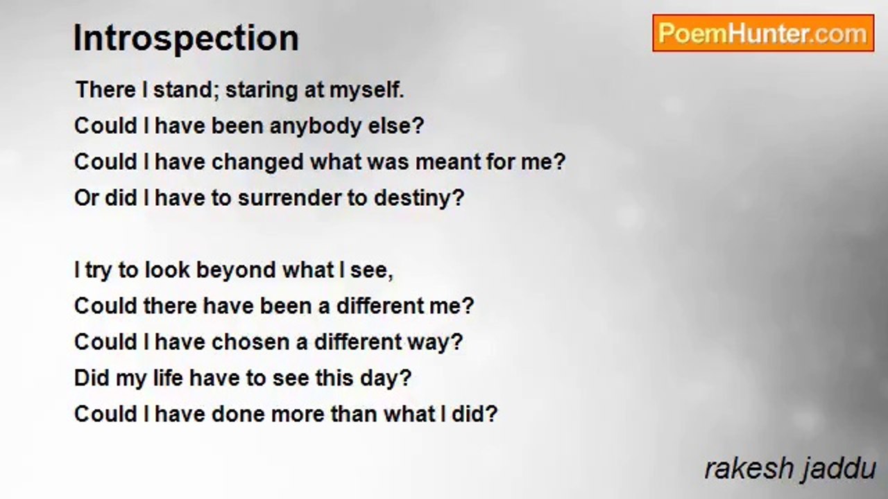 rakesh jaddu - Introspection