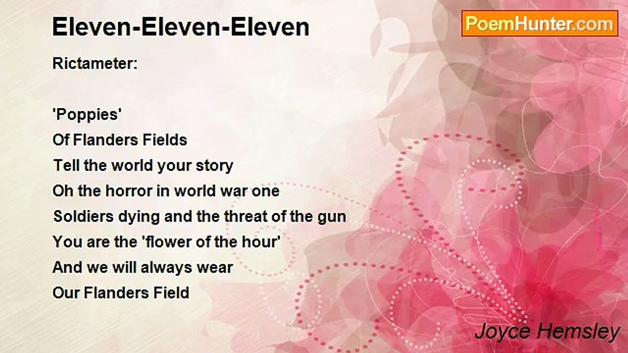 Joyce Hemsley - Eleven-Eleven-Eleven