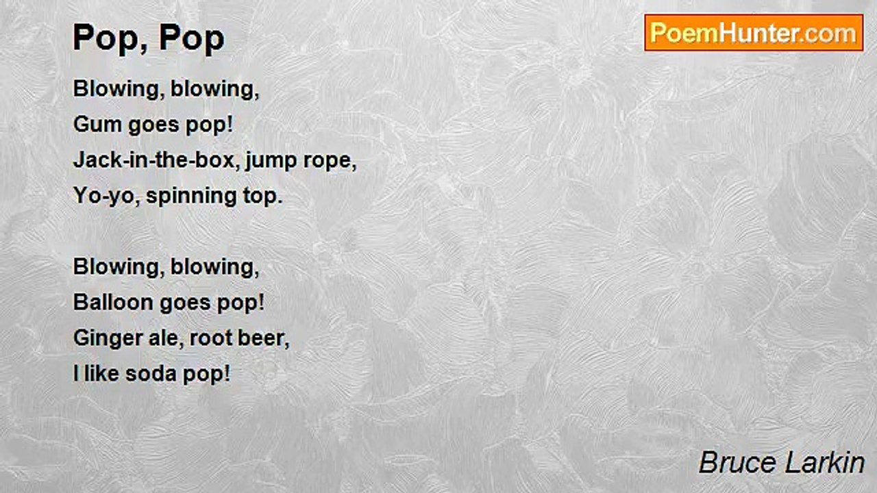 Bruce Larkin - Pop, Pop