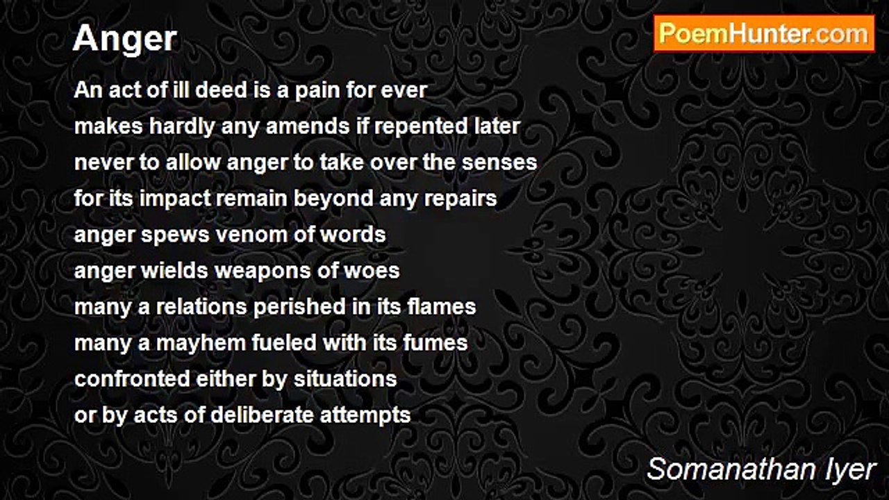 Somanathan Iyer - Anger