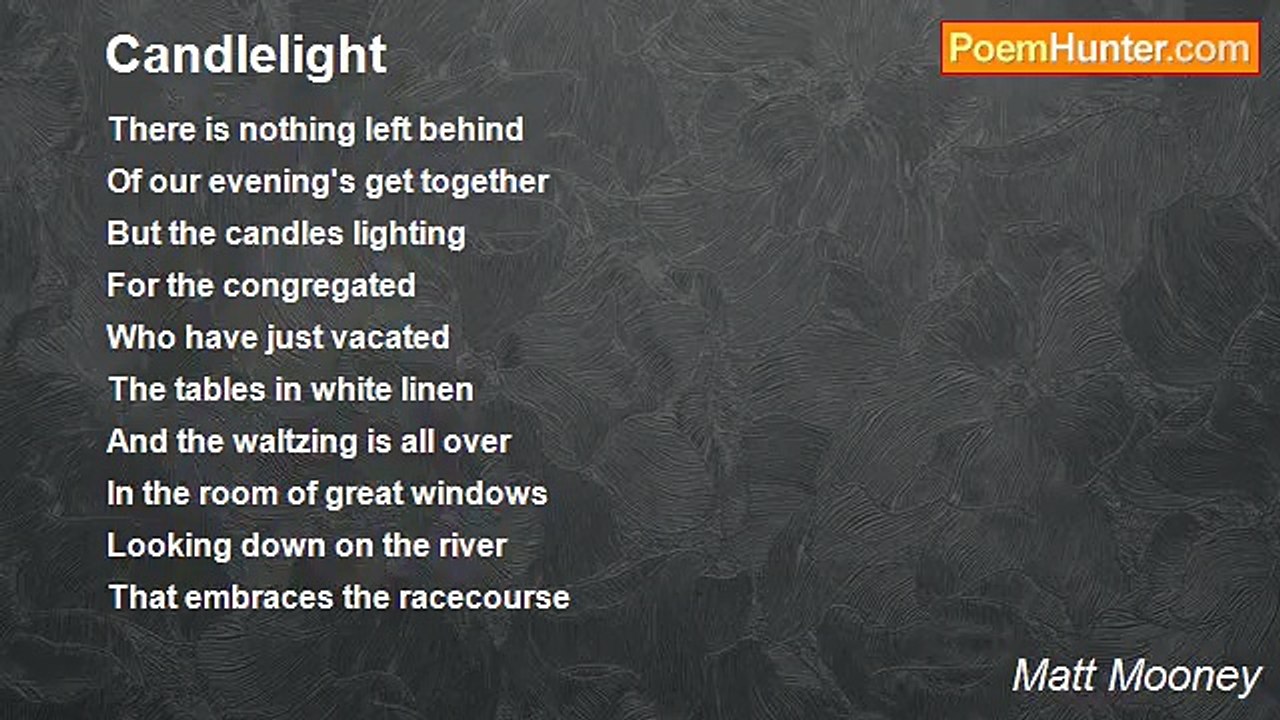 Matt Mooney - Candlelight