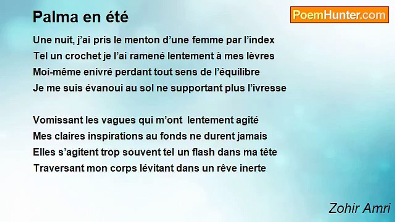 Zohir Amri - Palma en été