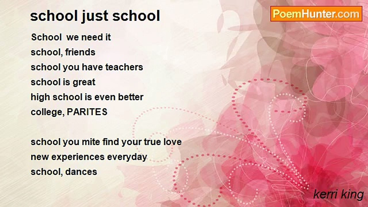 kerri king - school just school
