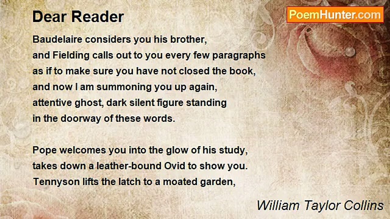 William Taylor Collins - Dear Reader