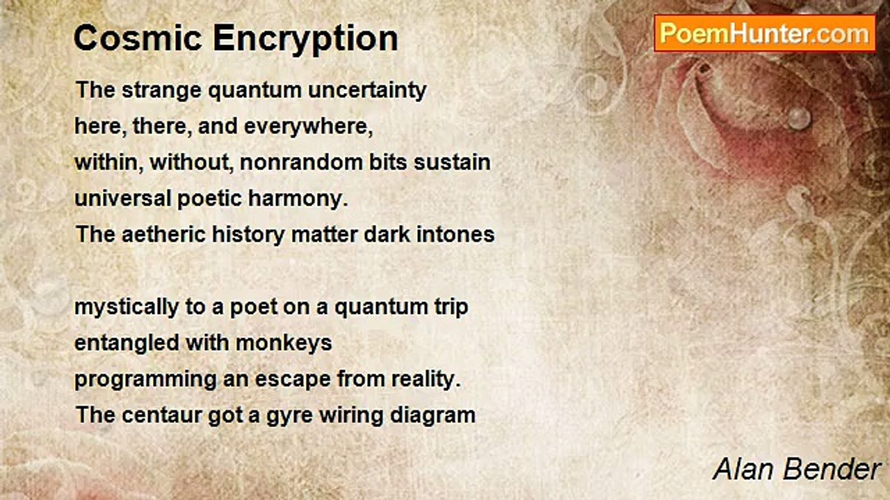 Alan Bender - Cosmic Encryption