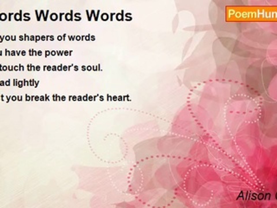 Alison Cassidy - Words Words Words