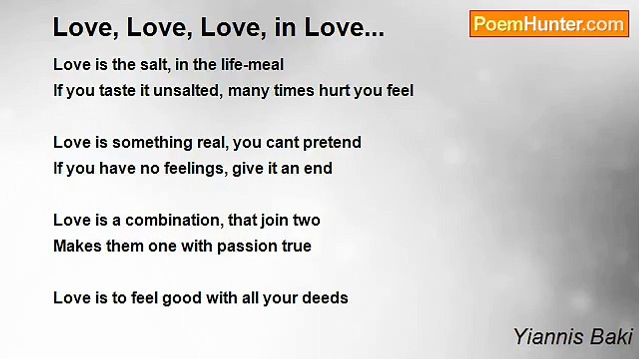 Yiannis Baki - Love, Love, Love, in Love...