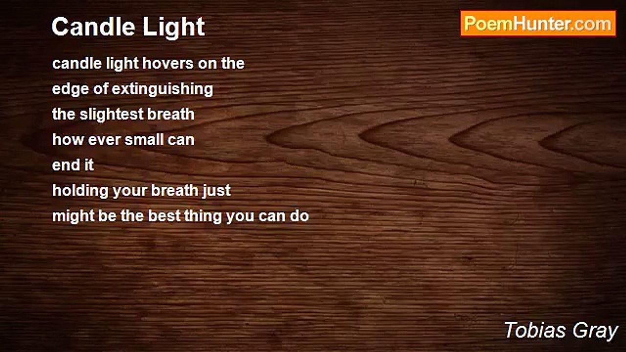 Tobias Gray - Candle Light