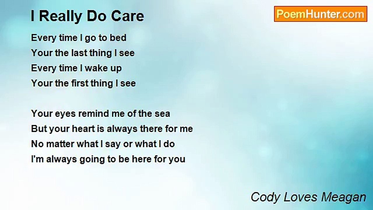 Cody Loves Meagan - I Really Do Care