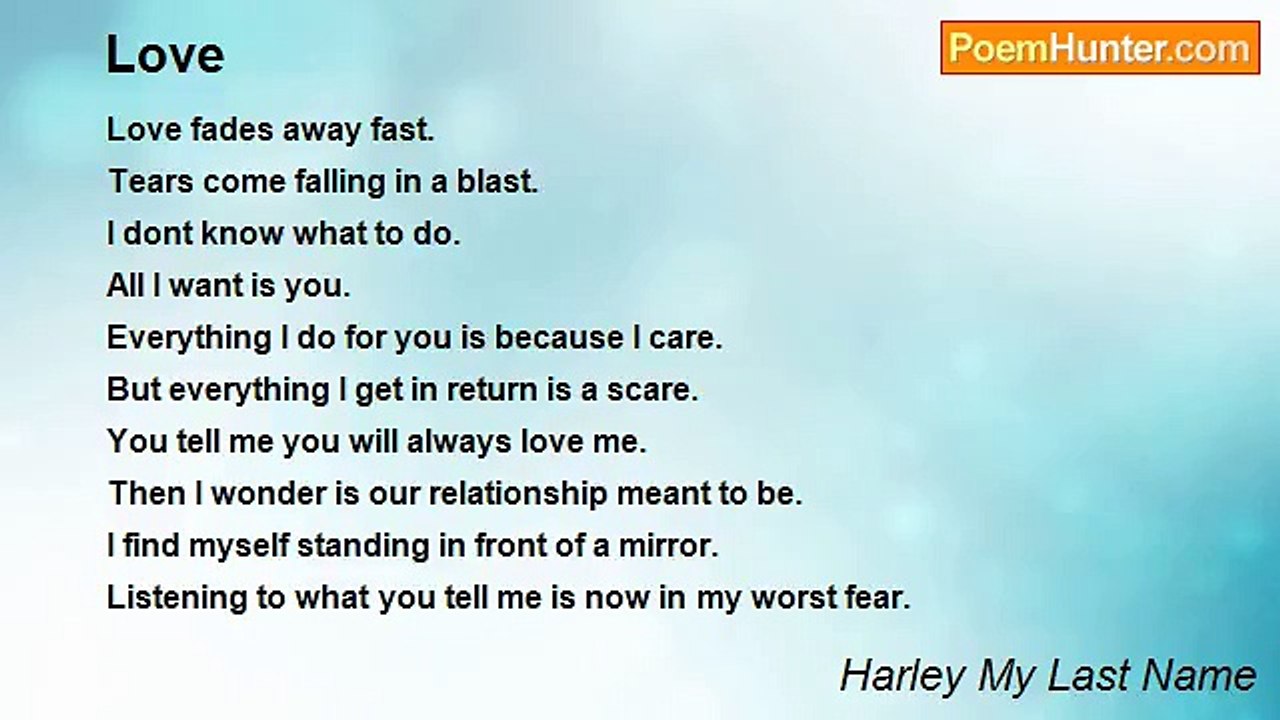 Harley My Last Name - Love