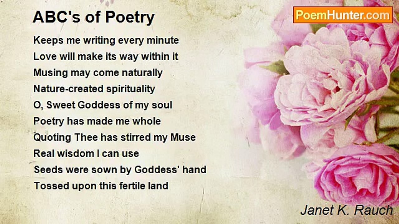 Janet K. Rauch - ABC's of Poetry