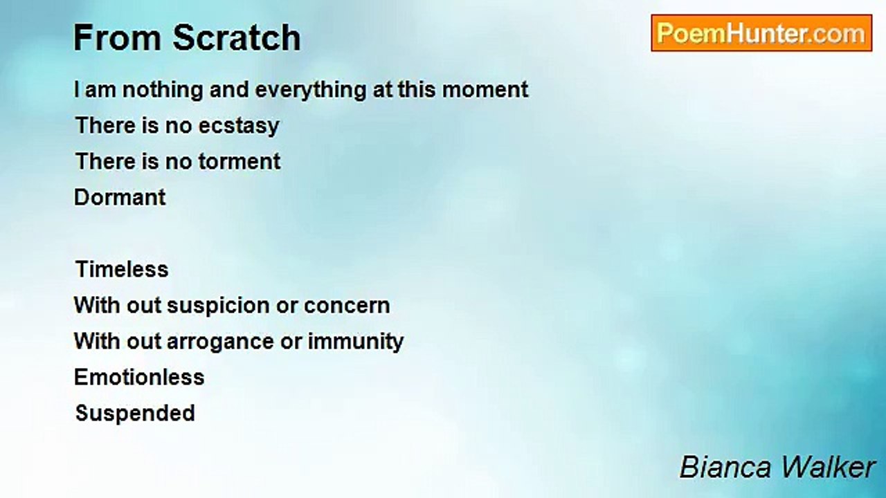 Bianca Walker - From Scratch