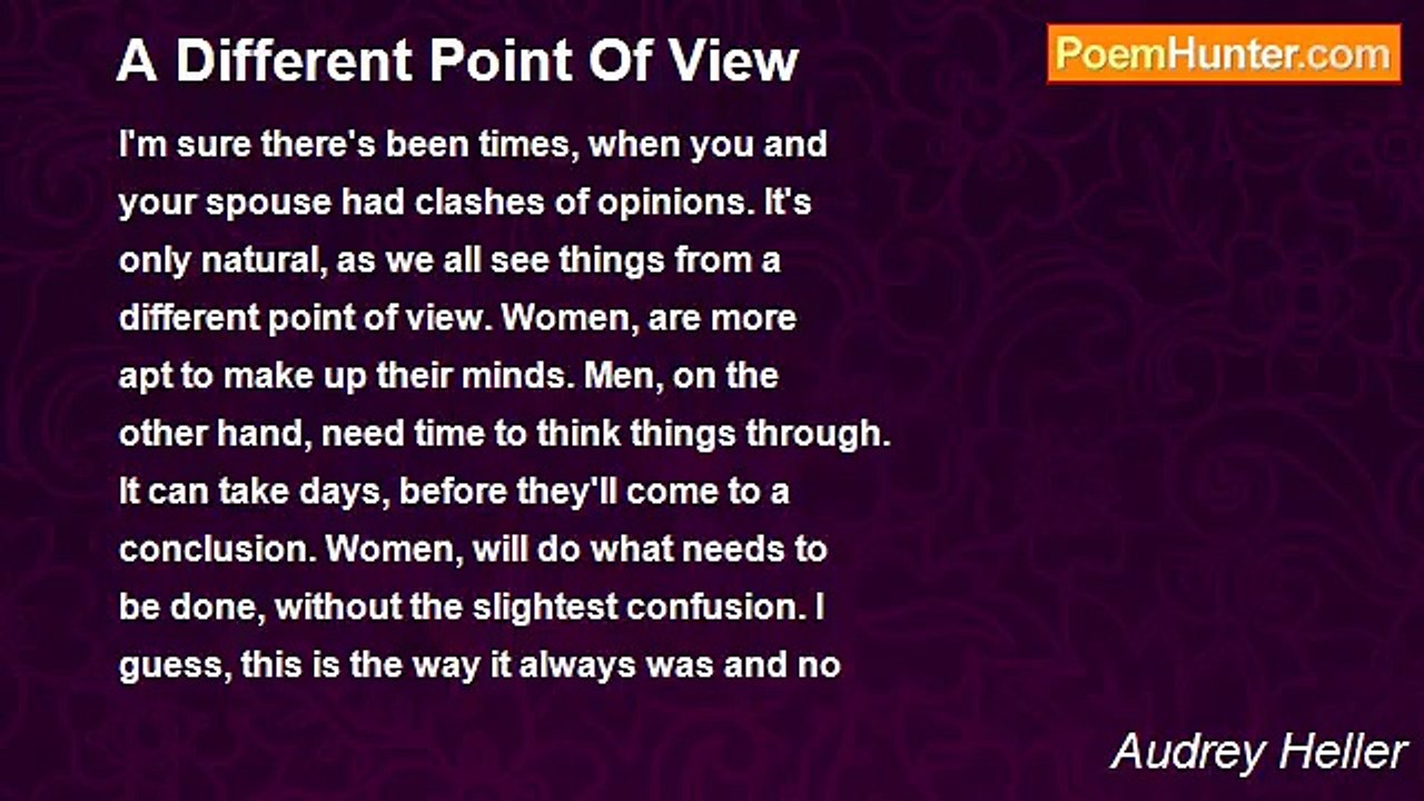 Audrey Heller - A Different Point Of View