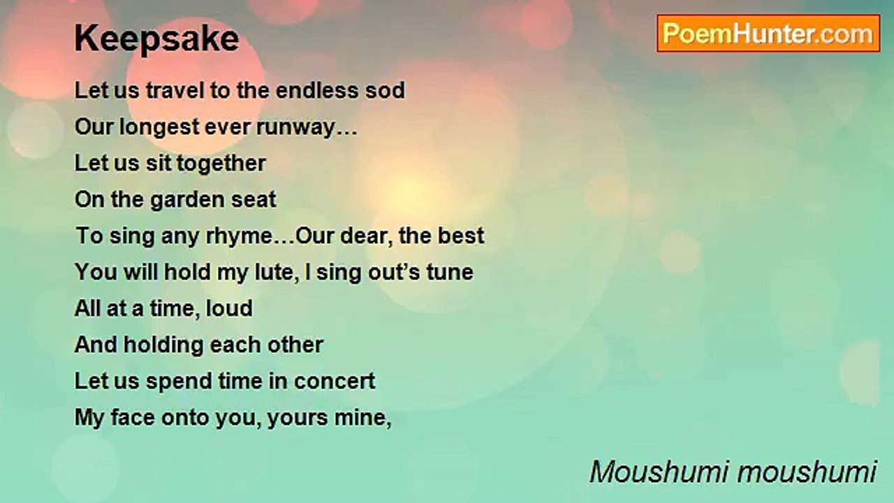 Moushumi moushumi - Keepsake