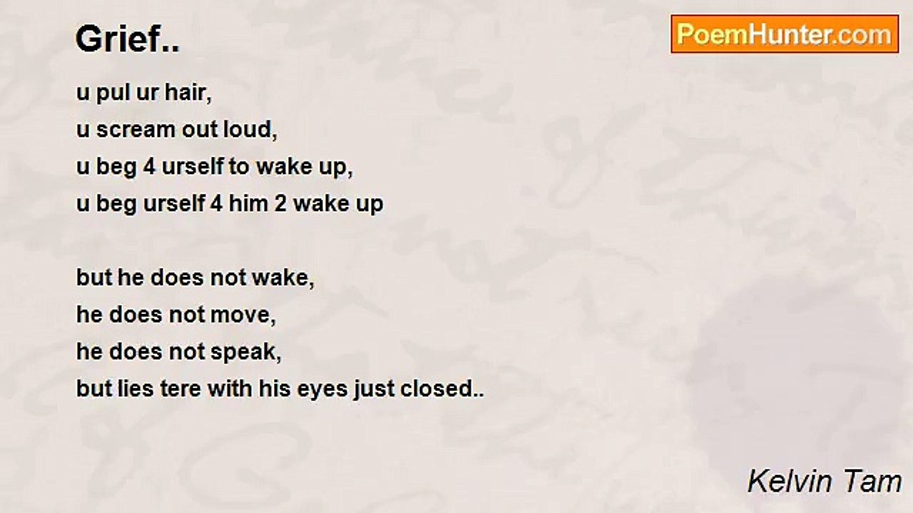 Kelvin Tam - Grief..