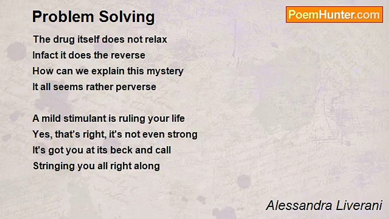 Alessandra Liverani - Problem Solving