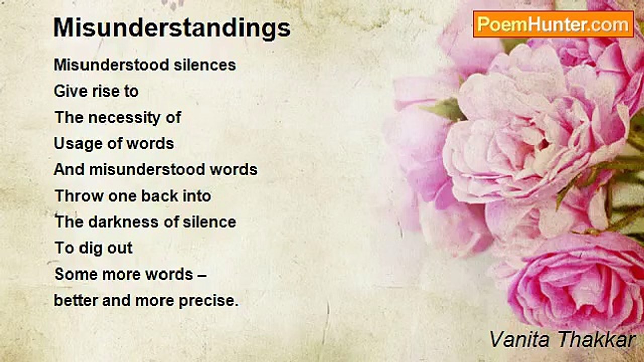 Vanita Thakkar - Misunderstandings