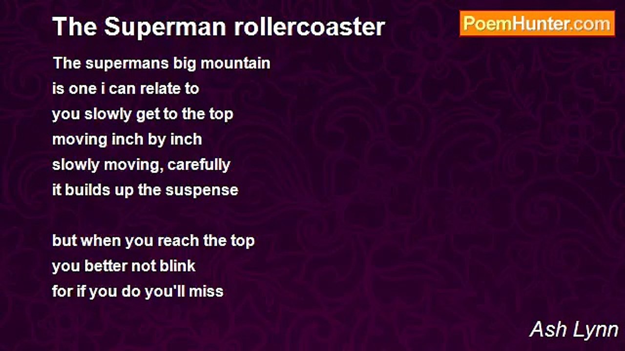 Ash Lynn - The Superman rollercoaster