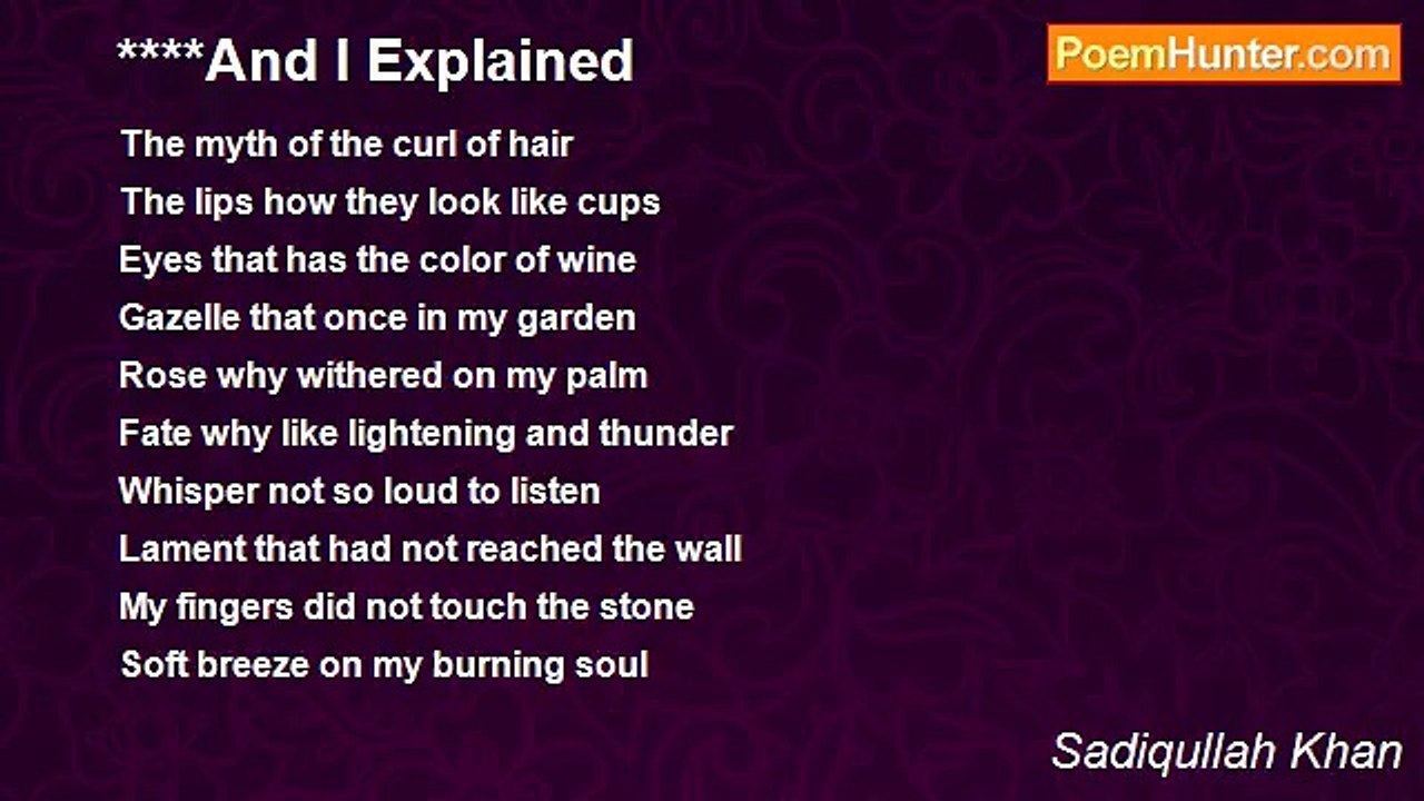 Poetic Reflections by Sadiqullah Khan: Exploring Beauty and Memory ✨