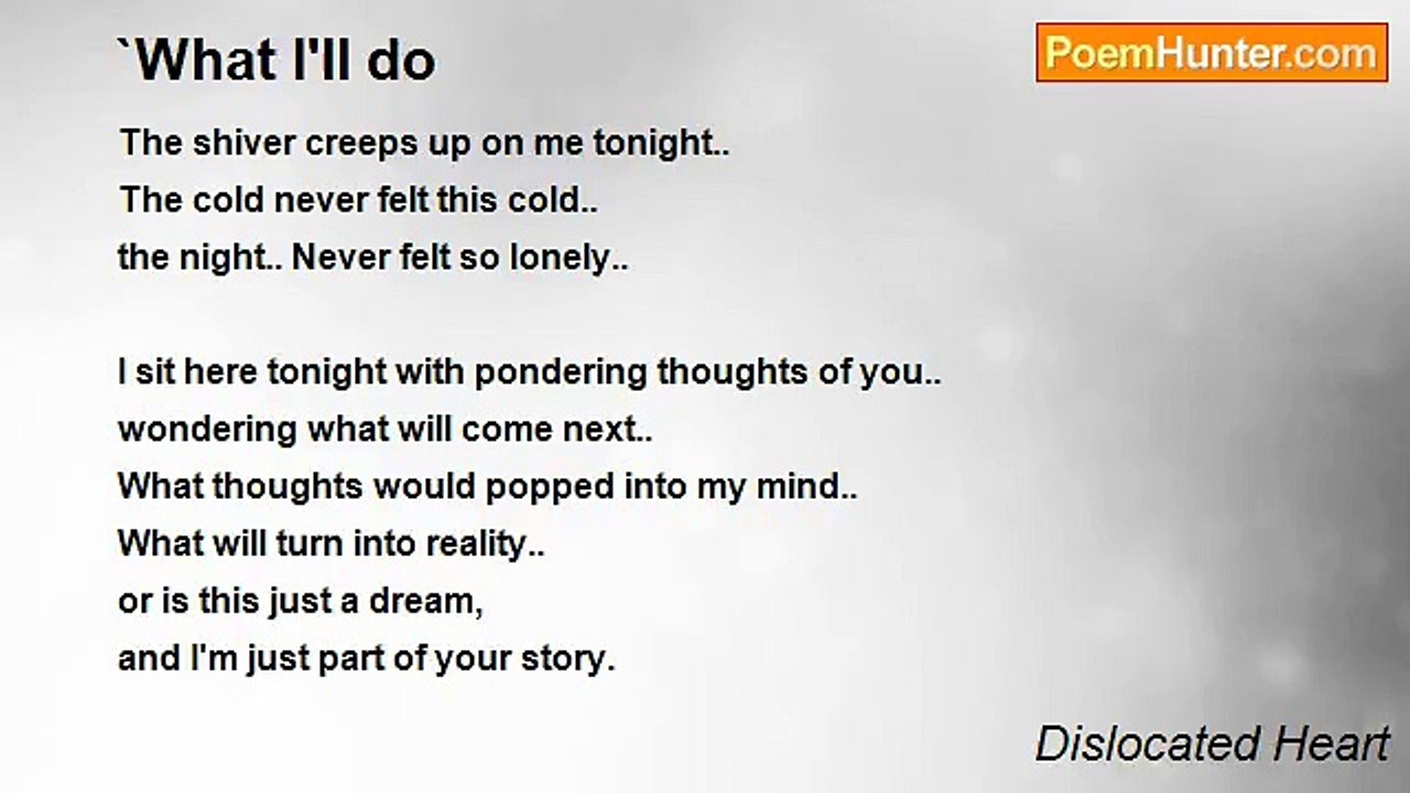 Dislocated Heart - `What I'll do