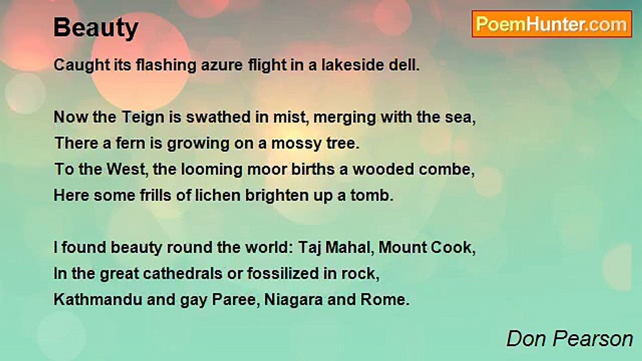 Don Pearson - Beauty