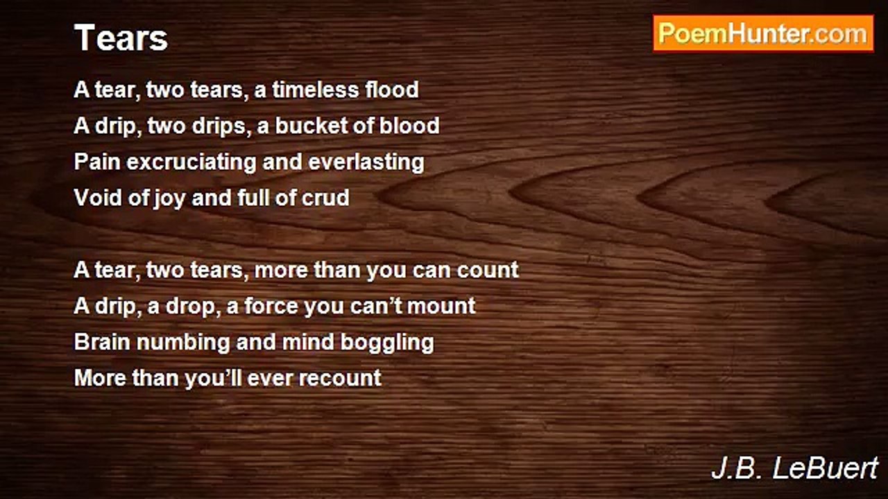 J.B. LeBuert - Tears