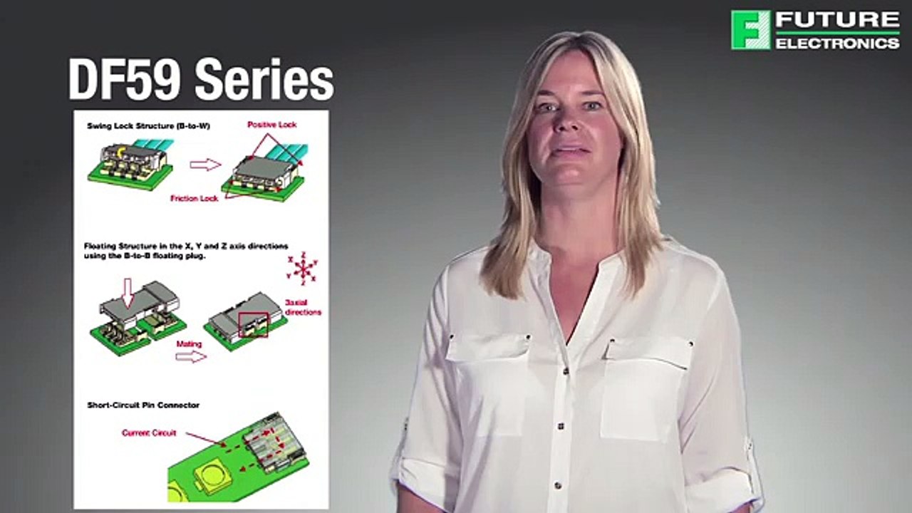 Hirose Lighting Connectors, DF57 Series, DF59 Series and DF62 Series Connectors