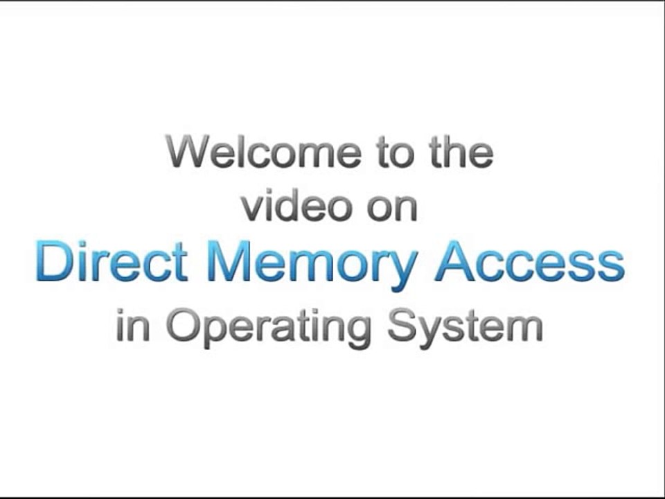 Direct Memory Access